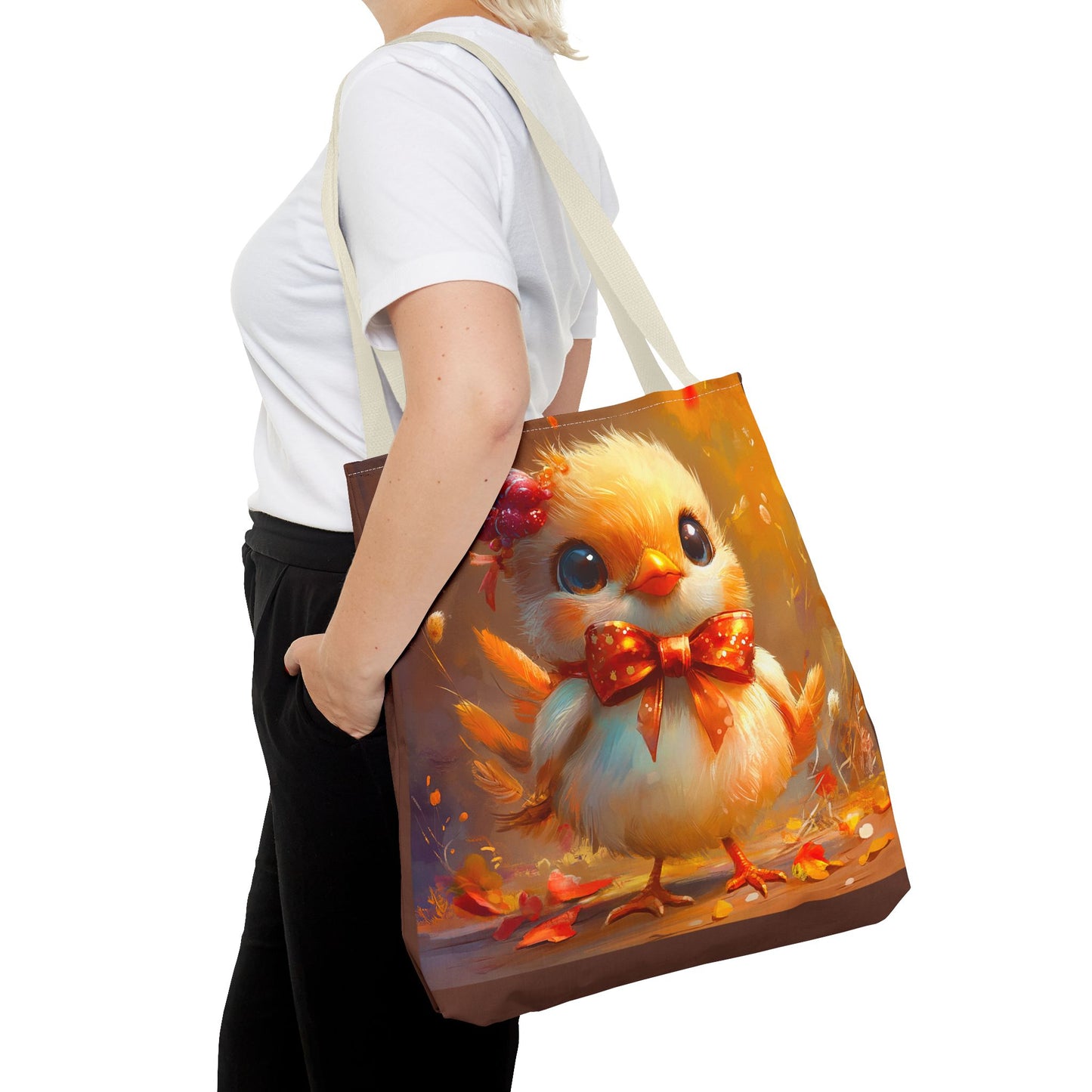 Adorable Turkey Chick Tote Bag (AOP)