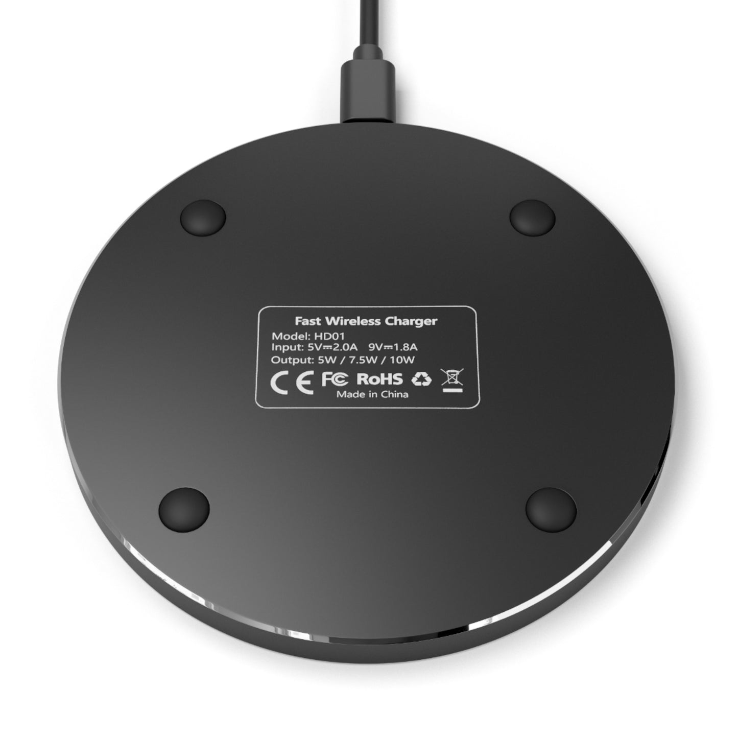 Fantasy Snowy Mountain Dragon Wireless Charger