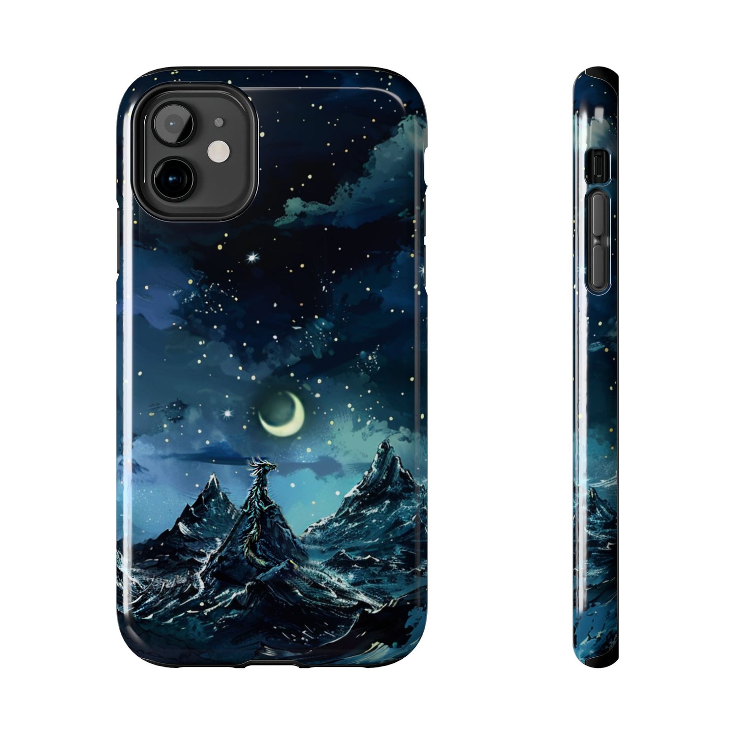 iPhone Android Fantasy Snowy Mountain Dragon Phone Case