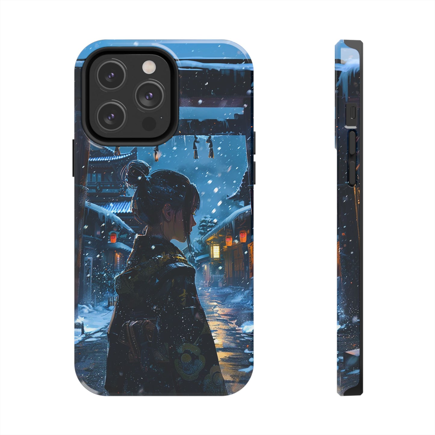 Snowy Japanese Village Tough Phone Case iPhone Android