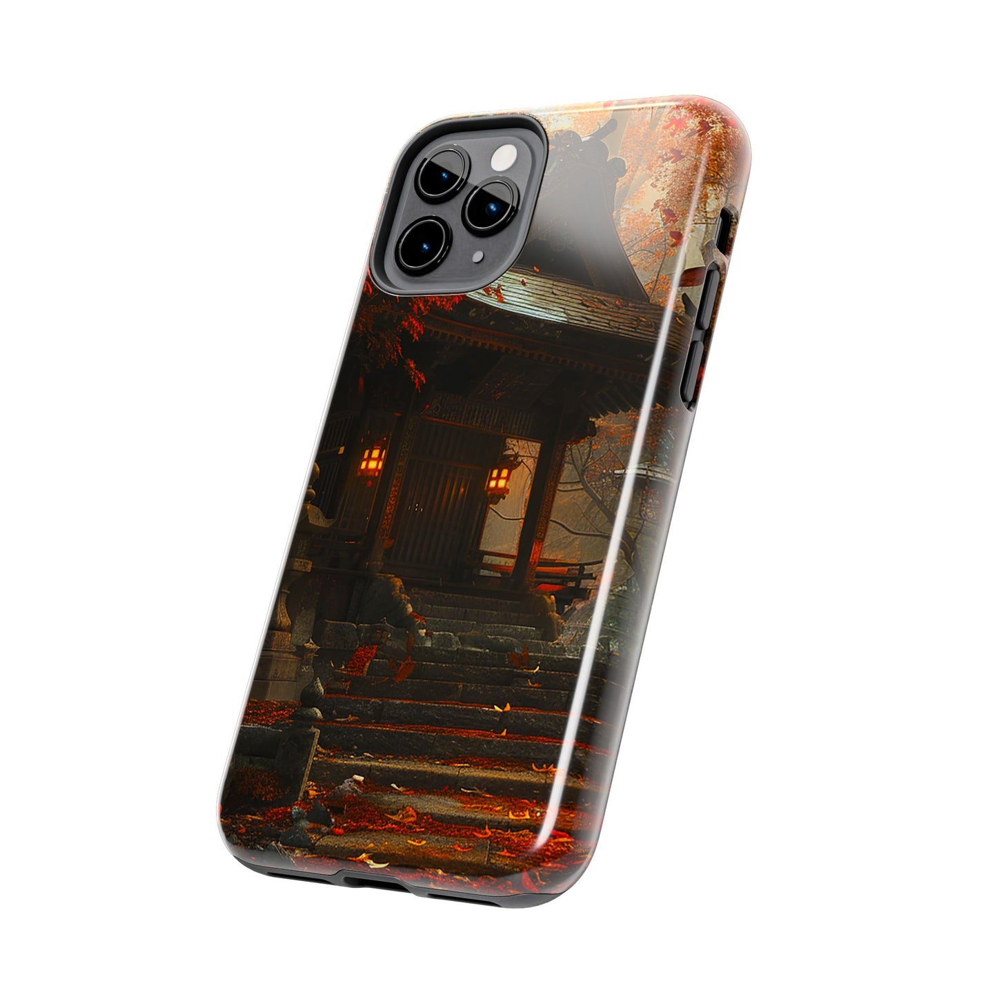 Japanese Autumn Shinto Shrine Tough Phone Case